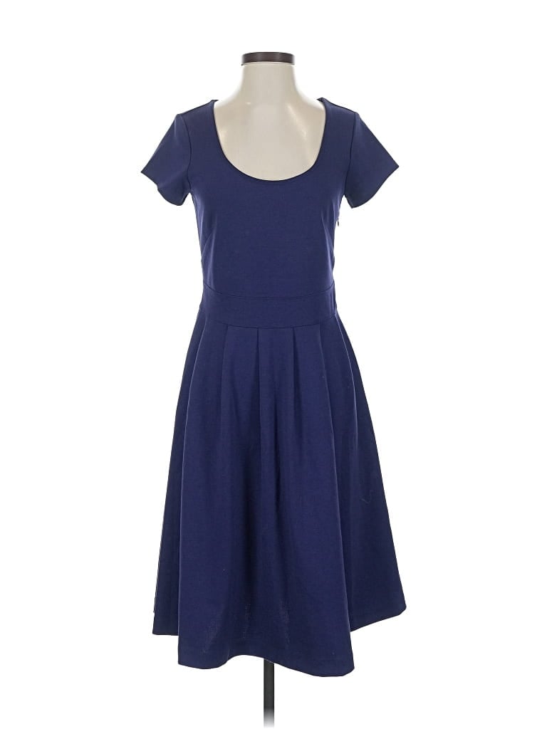 Pre-owned Isaac Mizrahi Live Casual Dress In Blue