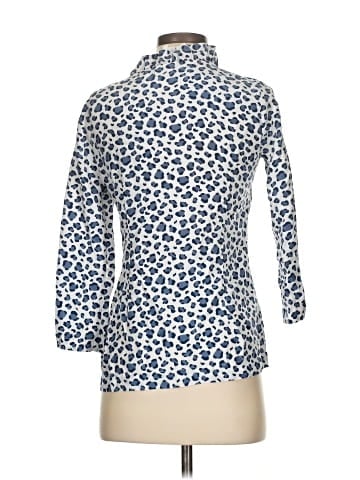 Devon Baer 3/4 Sleeve Silk Top (view 2)
