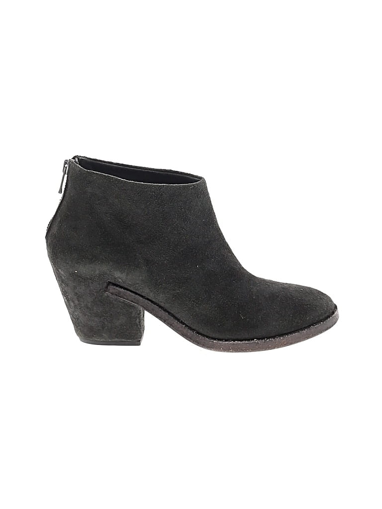 Pre-owned Del Carlo Ankle Boots In Gray