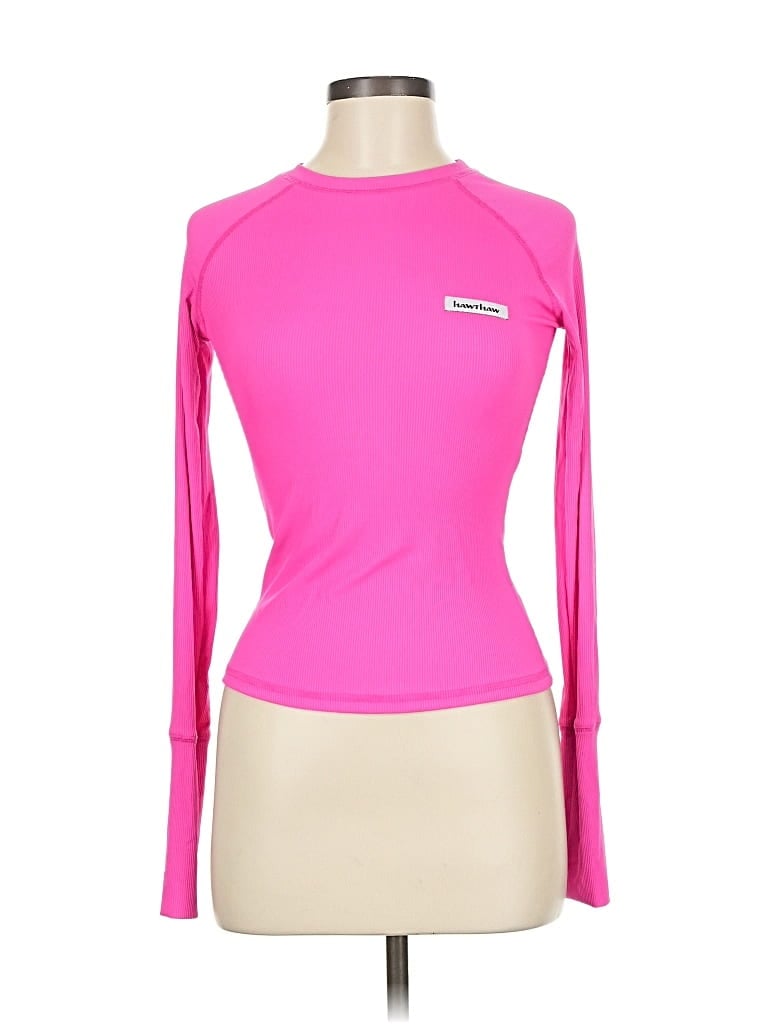 Pre-owned Assorted Brands Long Sleeve T-shirt In Pink