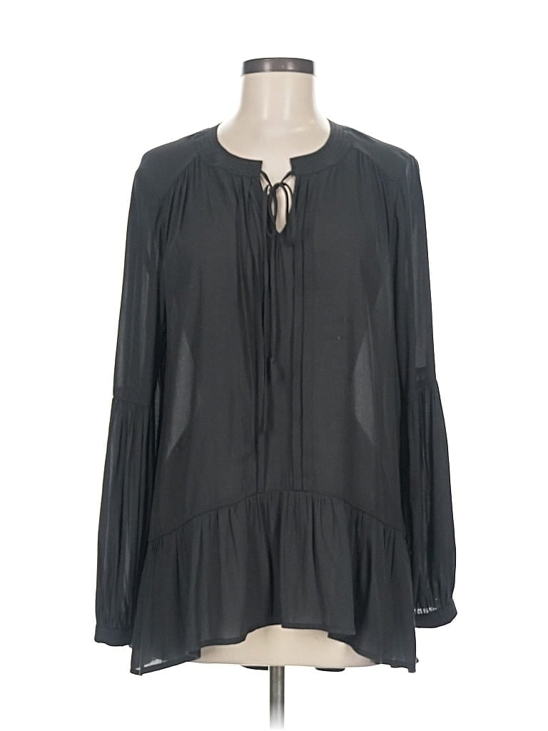 Pre-owned Ro & De Long Sleeve Blouse In Gray