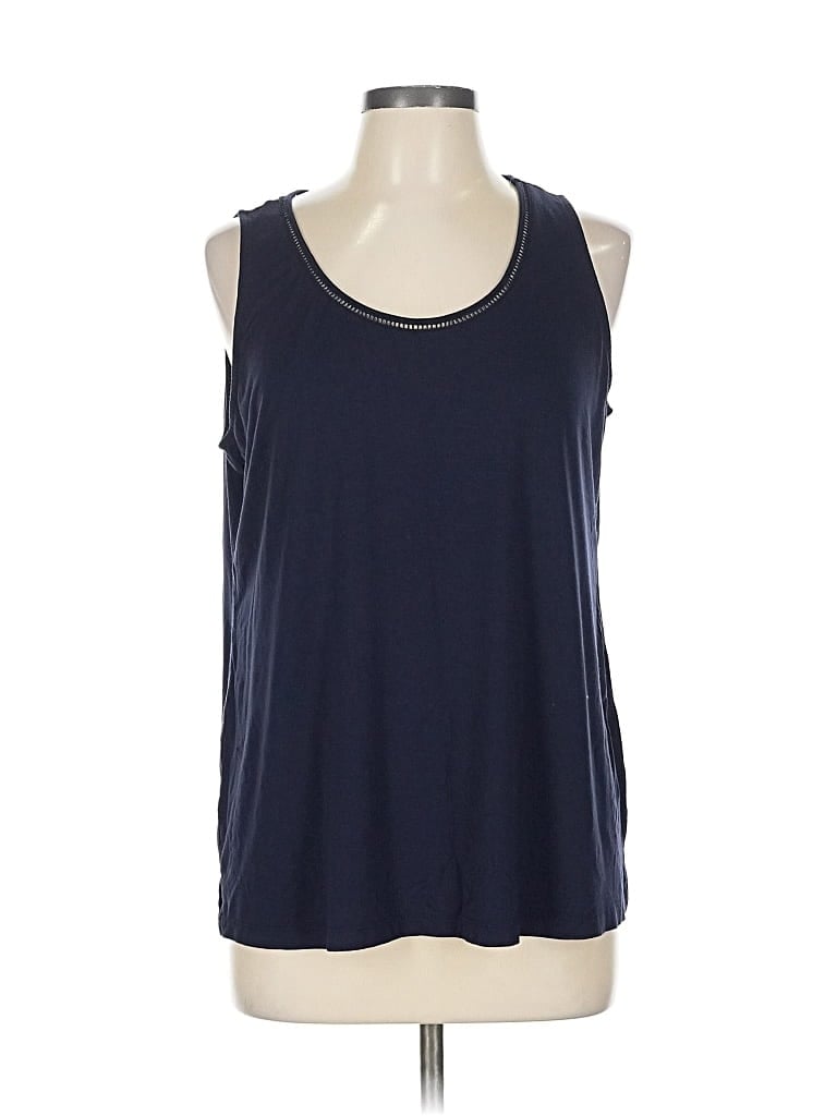 Pre-owned Chico's Sleeveless T-shirt In Blue