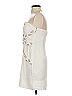 Seduce 100% Silk Ivory Cocktail Dress Size 4 - photo 5