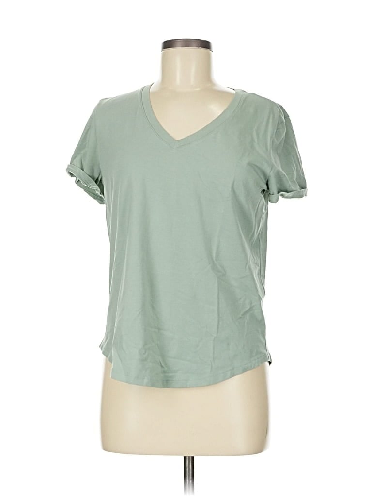 Pre-owned Lululemon Athletica Short Sleeve T-shirt In Green