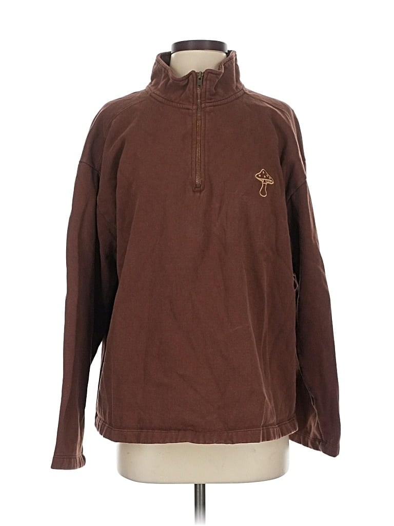 Pre-owned Earthbound Trading Co. Sweatshirt In Brown