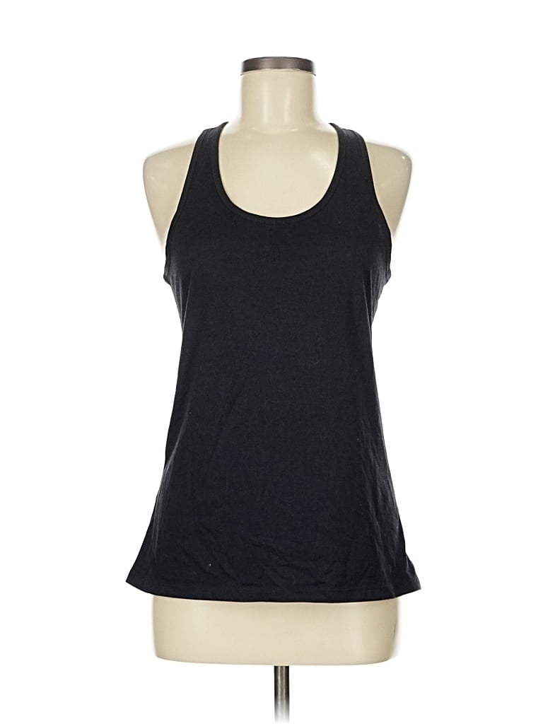 NIKE Pre-owned Tank Top Black Halter Neckline Tops