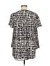 Torrid 100% Polyester Ivory Short Sleeve Blouse Size Med Plus (00) - photo 2