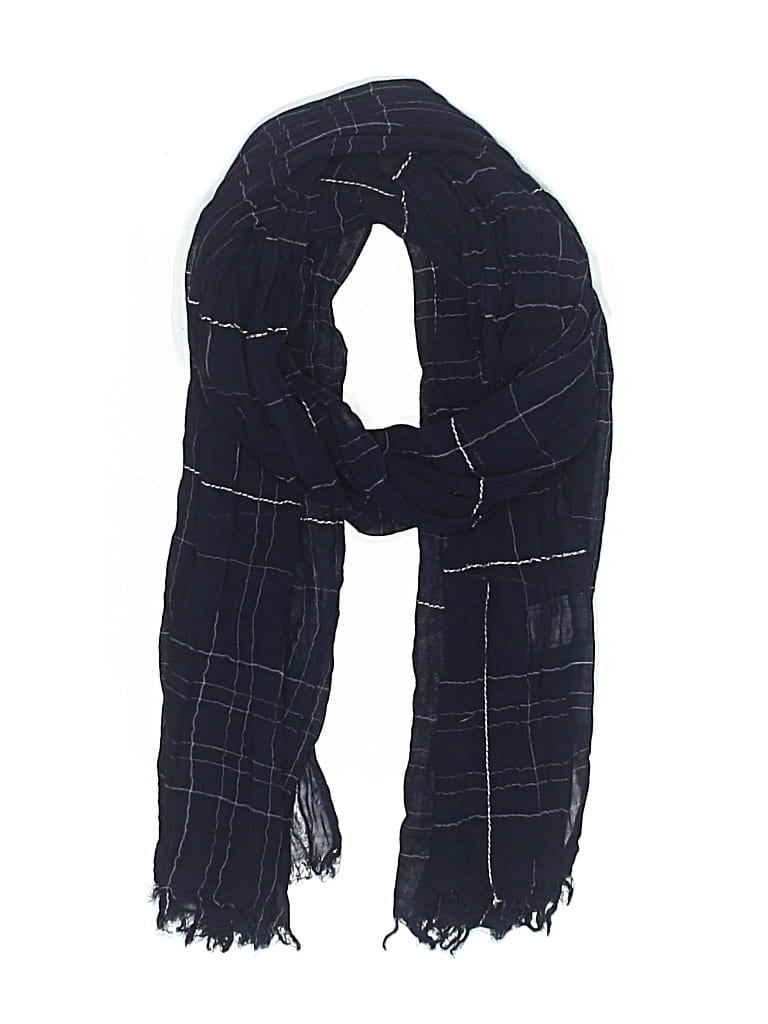 Pre-owned Uniqlo Scarf In Blue