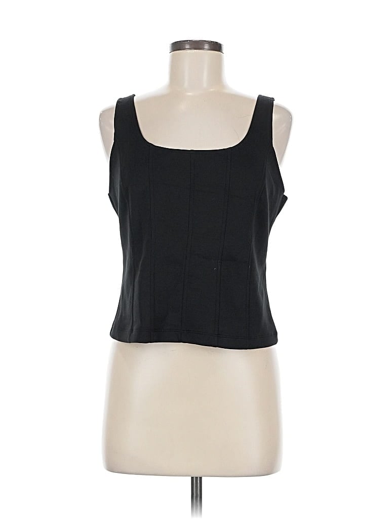 Pre-owned Banana Republic Factory Store Tank Top Black Square Neckline Tops