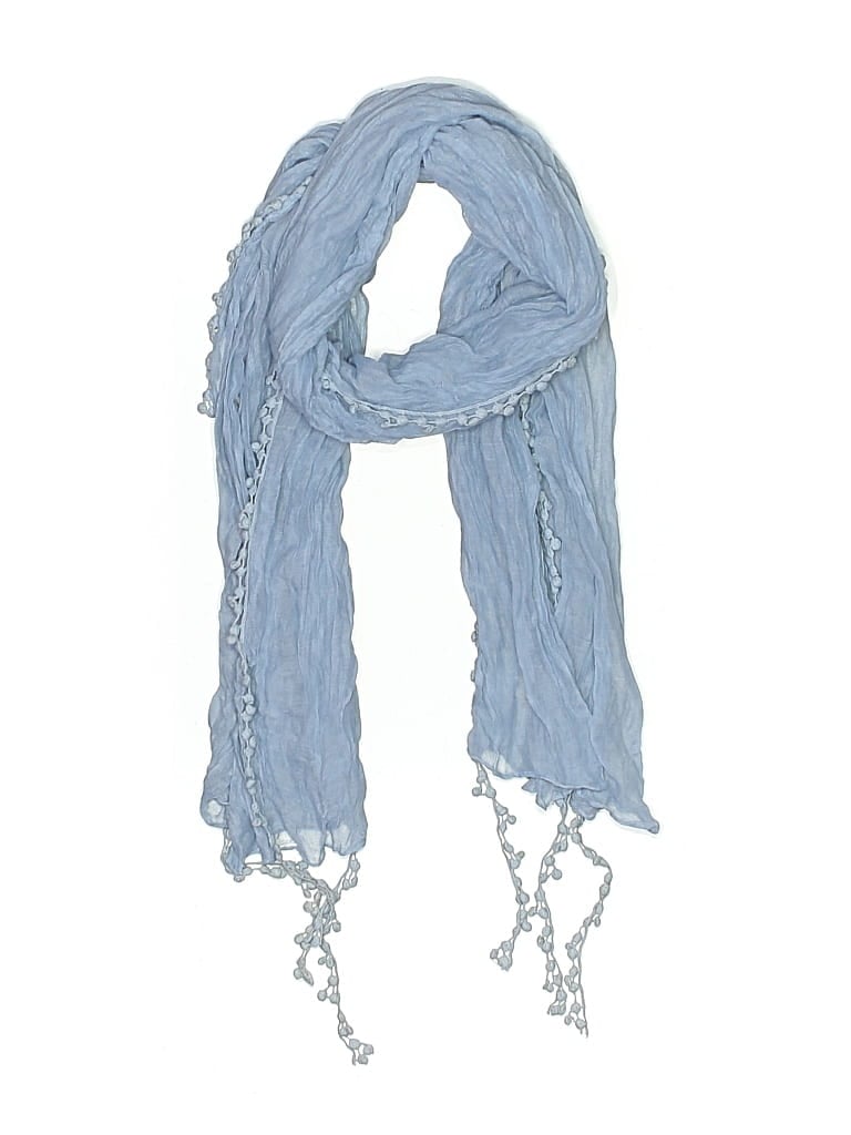 Pre-owned Unbranded Scarf In Blue