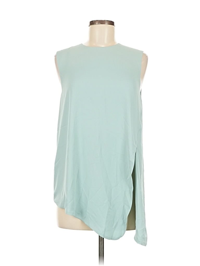 Pre-owned Babaton Sleeveless Blouse In Blue
