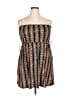 One Print Brown Casual Dress Size 2X - photo 1
