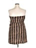 One Print Brown Casual Dress Size 2X - photo 2