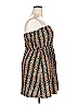 One Print Brown Casual Dress Size 2X - photo 4
