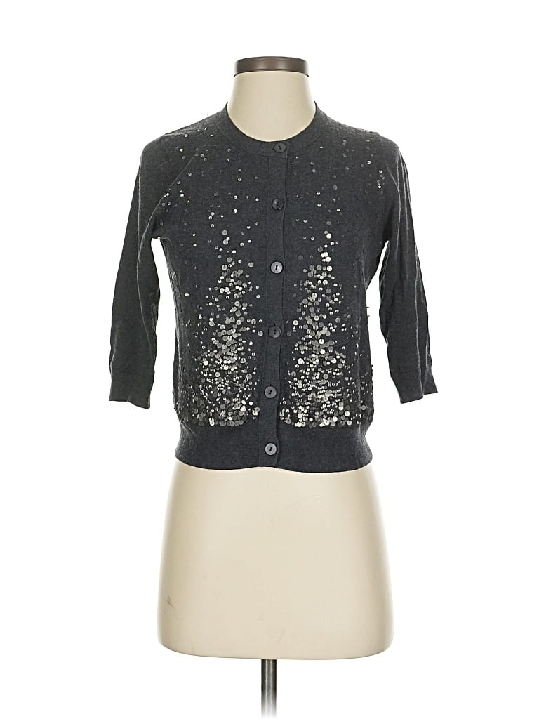 EILEEN FISHER Pre-owned Cardigan Sweater In Gray