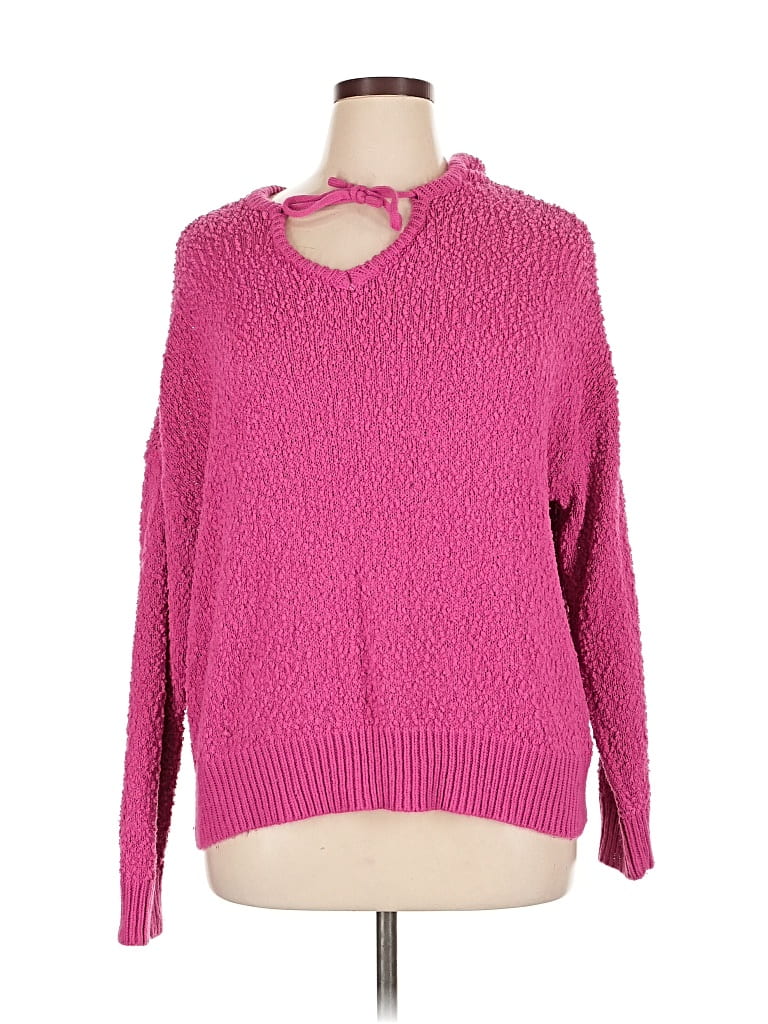 Pre-owned Maurices Pullover Sweater In Pink