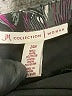 JM Collection 100% Polyester Paisley Black Formal Skirt Size 24 waist - photo 3