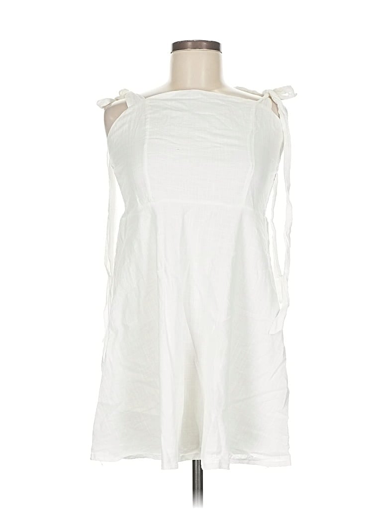 Pre-owned Assorted Brands Sleeveless Blouse In White