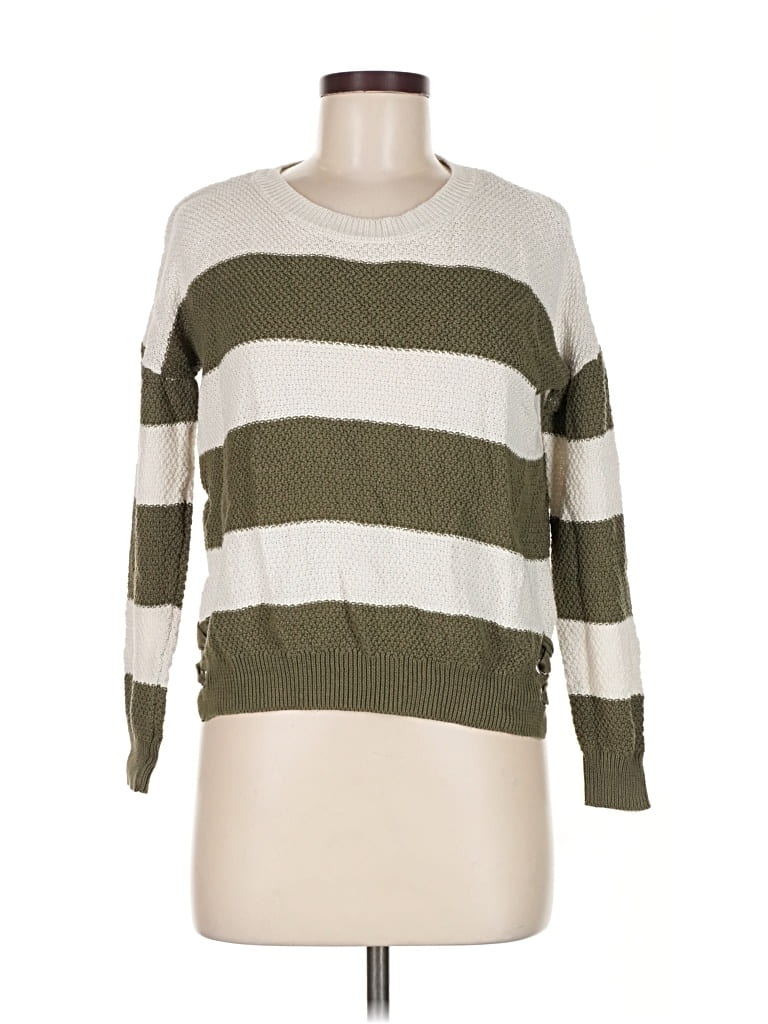 Pre-owned Pink Republic Pullover Sweater In Green