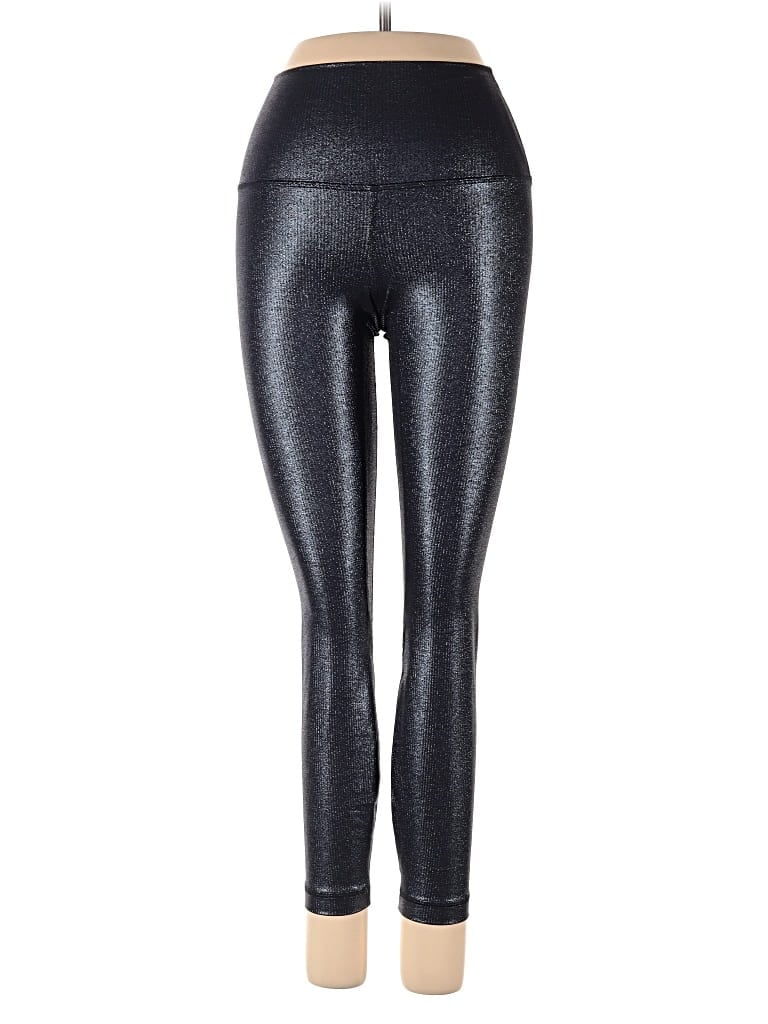 Pre-owned Lululemon Athletica Yoga Pants In Silver