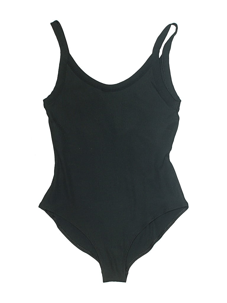 Pre-owned Girlfriend Collective Bodysuit In Black