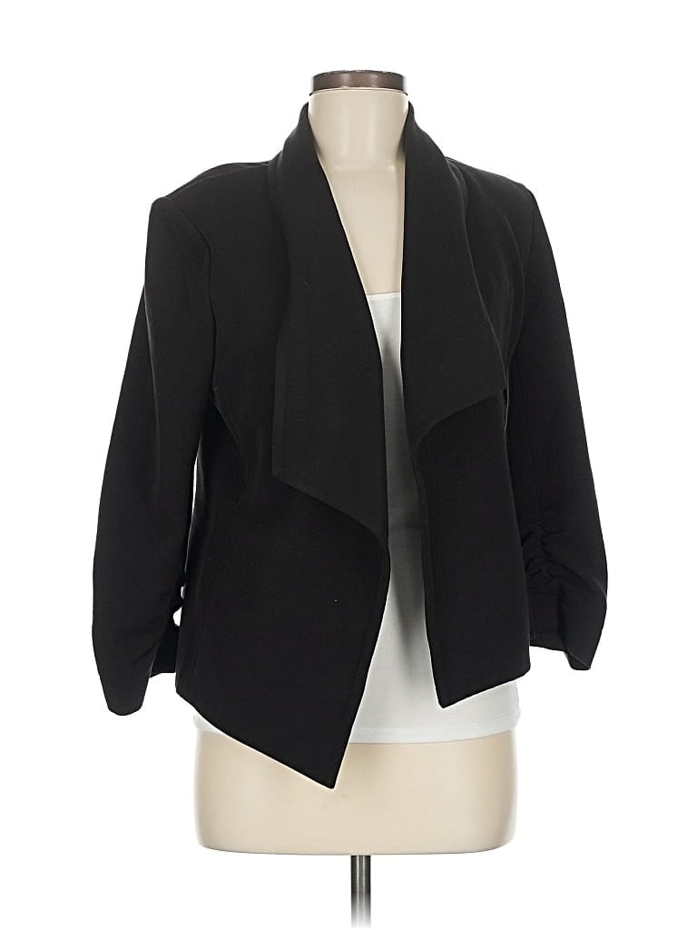 Pre-owned Unbranded Blazer Jacket In Black