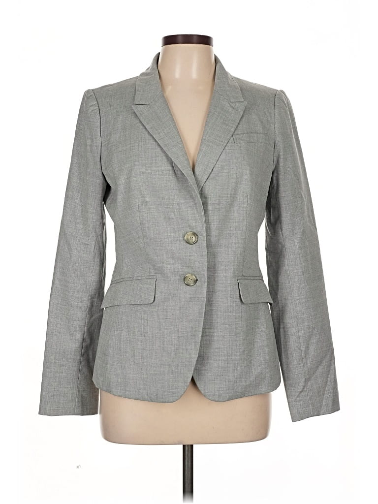 Pre-owned The Limited Black Collection Blazer Jacket In Gray
