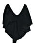 Raisins Solid Black One Piece Swimsuit Size 24 waist - photo 2