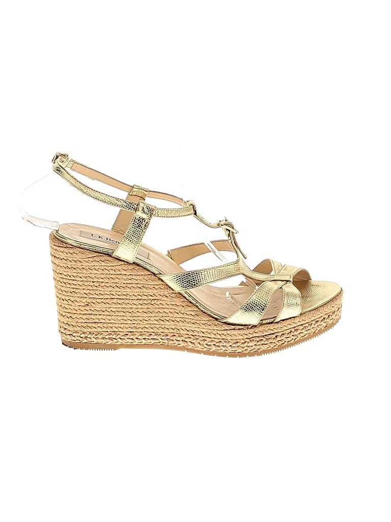 LK BENNETT Pre-owned Wedges In Gold