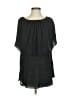 Sofia by Vix Black Short Sleeve Blouse Size S - photo 1