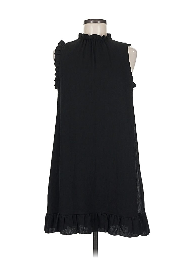 Pre-owned Tyche Casual Dress In Black
