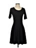 Assorted Brands Solid Black Casual Dress Size S - photo 1