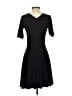 Assorted Brands Solid Black Casual Dress Size S - photo 2