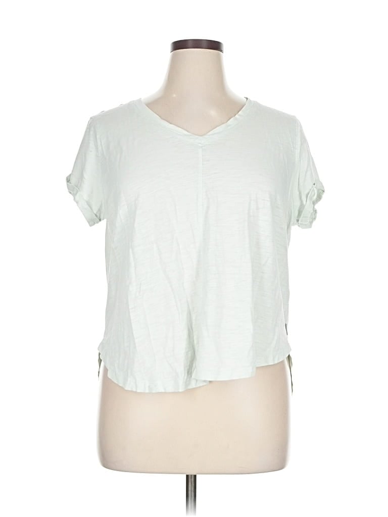 Pre-owned Eddie Bauer Short Sleeve T-shirt In Green