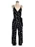 Kaileigh Graphic Black Jumpsuit Size S - photo 1