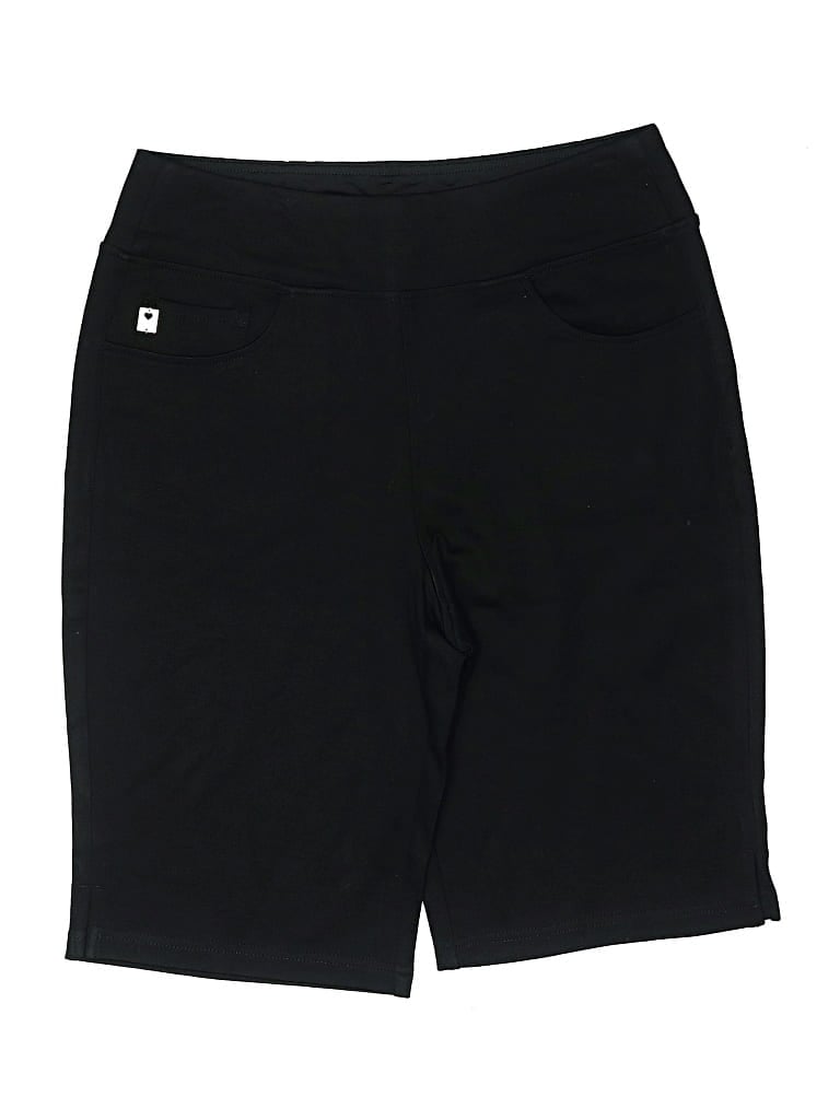 Pre-owned Belle By Kim Gravel Athletic Shorts In Black