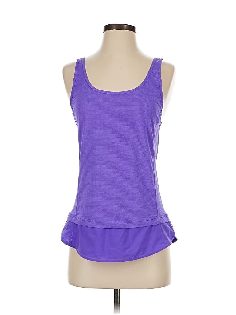 Pre-owned Lululemon Athletica Active Tank Top In Purple