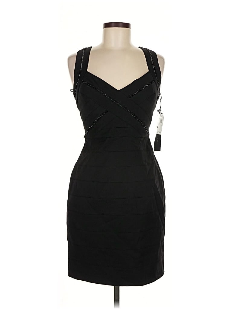 AIDAN MATTOX Pre-owned Cocktail Dress In Black