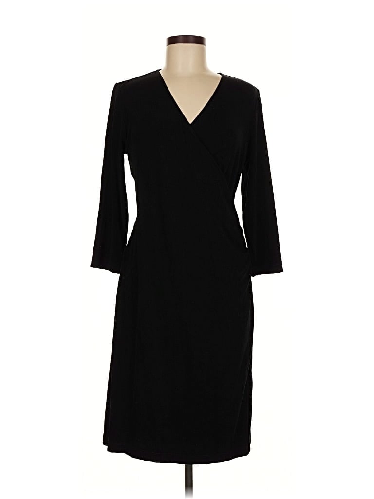 Pre-owned Travelers By Chico's Cocktail Dress In Black