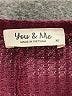 YOU & ME Burgundy Pullover Sweater Size M - photo 7