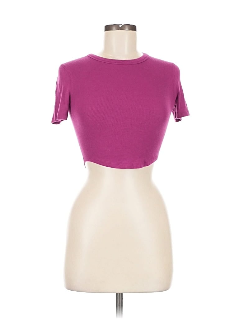 Pre-owned Lululemon Athletica Short Sleeve T-shirt In Pink