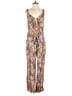 Banana Republic Animal Print Brown Jumpsuit Size 4 - photo 1