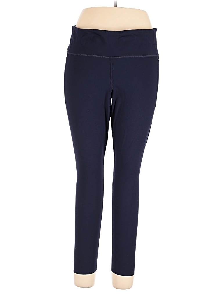 Pre-owned Gap Fit Active Pants In Blue