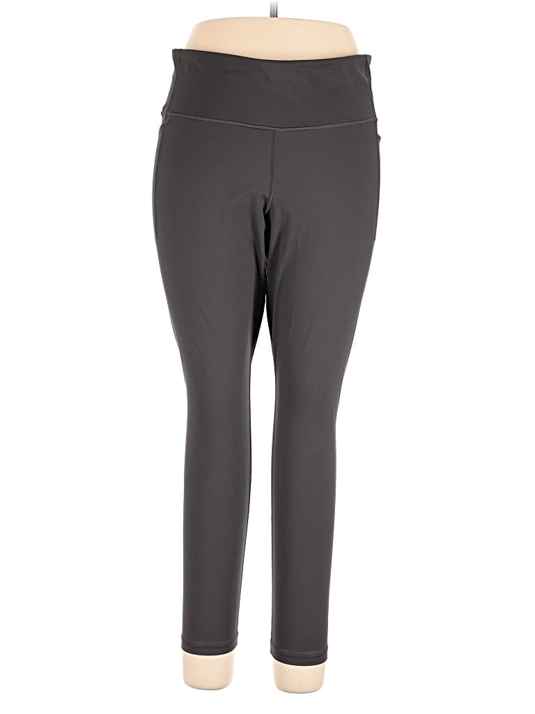 Pre-owned Gap Fit Active Pants In Gray