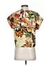Shein Gold Short Sleeve Blouse Size S - photo 2