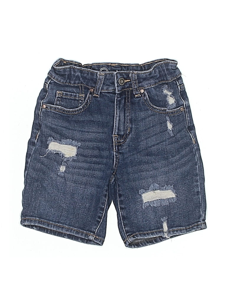 Pre-owned Wonder Nation Kids' Denim Shorts In Blue