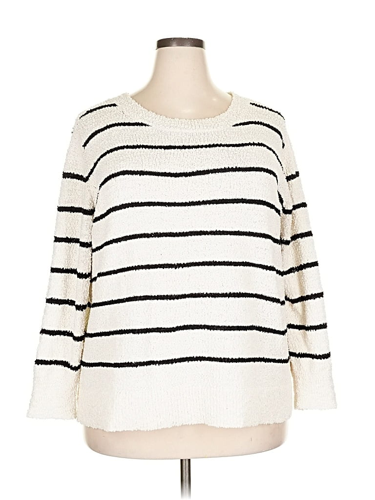 VINCE CAMUTO Pre-owned Pullover Sweater In White