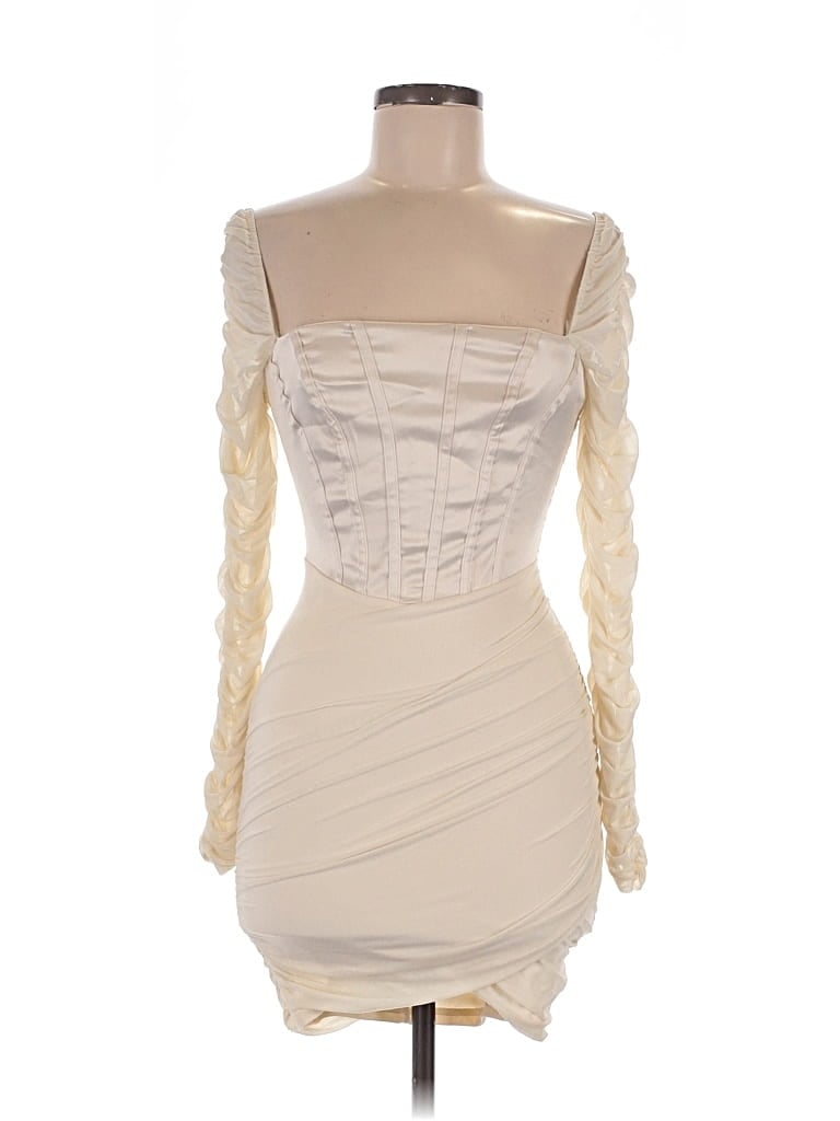 PRIVY Pre-owned Cocktail Dress In White