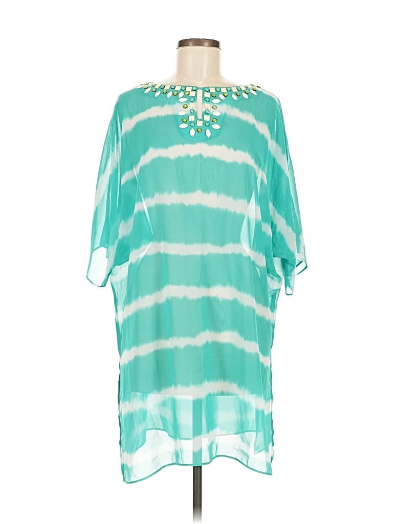 Pre-owned Susan Graver Casual Dress In Blue