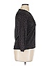 Karen Kane Metallic Black Pullover Sweater Size XL - photo 4